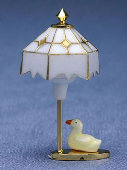 (image for) Dollhouse Scale Model Child's Duck Table Lamp