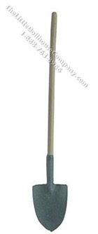 (image for) Dollhouse Scale Model Spade Shovel Long Handle