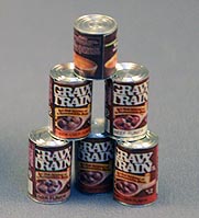 (image for) Dollhouse Scale Model Canned Dog Food