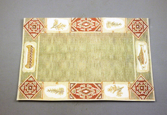 (image for) Dollhouse Scale Model Wild Life II Carpet