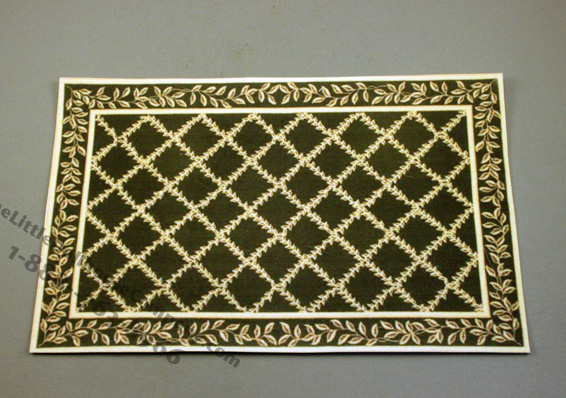 (image for) Dollhouse Miniature Leaves Carpet