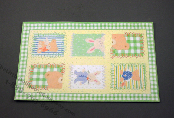 (image for) Dollhouse Miniature Peek-a-Boo Carpet