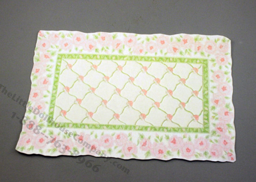 (image for) Dollhouse Miniature Light Colors Carpet
