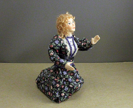 (image for) Dollhouse Scale Model Handmade Porcelain Dressmaker Doll