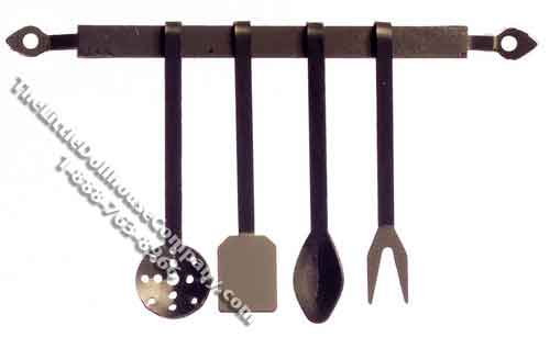 (image for) 1700s Style Cooking Utensils for Dollhouses