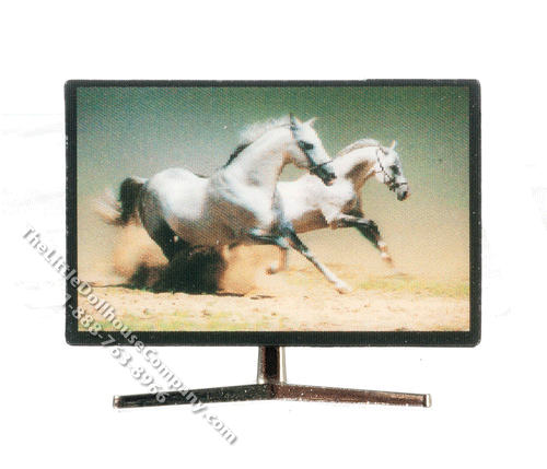 (image for) Dollhouse Scale Model Pedestal 3D TV