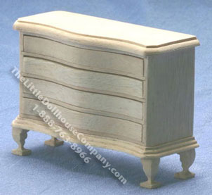 (image for) Miniature Four Drawer Chest, Unfinished