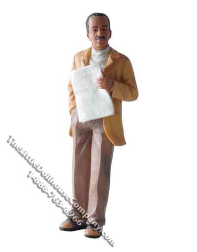 (image for) 1/12 Scale Samuel Resin Doll for Dollhouses