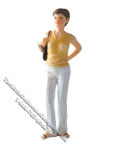 (image for) 1/12 Scale Carol Resin Doll for Dollhouses