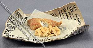 (image for) Miniature Fish and Chips in Newspaper by Charlotte Willmott
