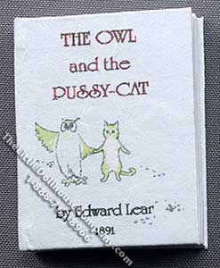 (image for) Miniature Book: 'The Owl and the Pussy-Cat'