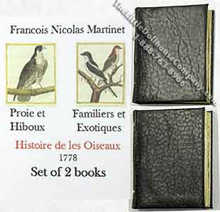(image for) Miniature Book Set: 'Histoire des Oiseaux' (Pair of Books)