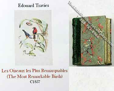 (image for) Miniature Book: 'Les Oiseaux les Plus Remarquables'