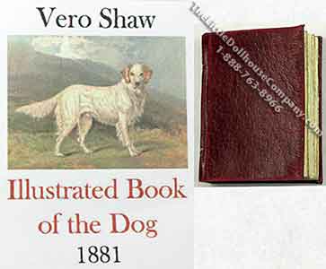 (image for) Miniature Book: 'Illustrated Book of the Dog'