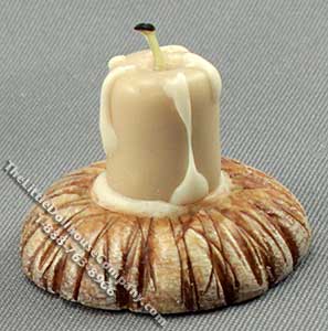(image for) Candle on a Homemade Base