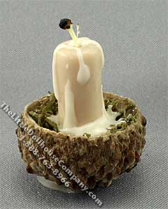 (image for) Candle on a Homemade Base