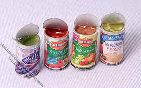 (image for) Dollhouse Scale Model Open Can