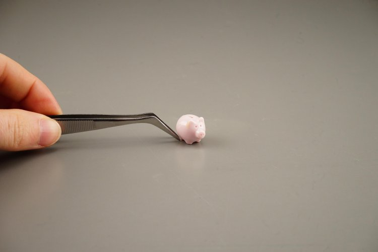 (image for) Miniature Ceramic Piggy Bank - White