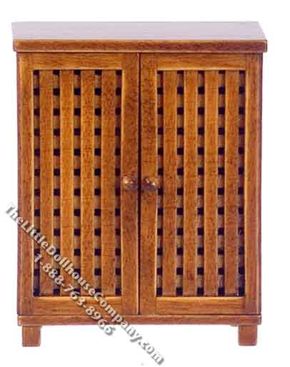 (image for) Miniature Bonaire Bathroom Floor Cabinet for Dollhouses