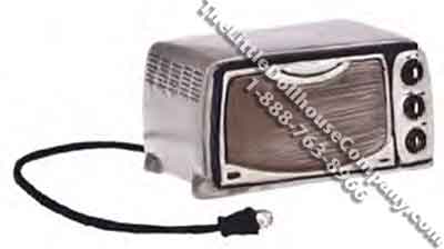 (image for) Miniature Chrome Toaster Oven for Dollhouses