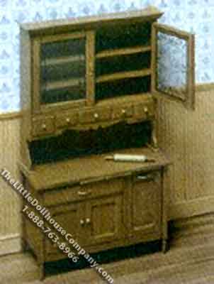 (image for) Miniature Kitchen Cabinet Kit for Dollhouses