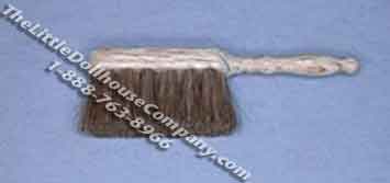 (image for) Miniature Brown Bristle Hand Brush for Dollhouses