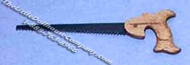 (image for) Dollhouse Scale Model Long Keyhole Saw