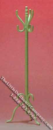 (image for) Miniature White Hat Stand for Dollhouses