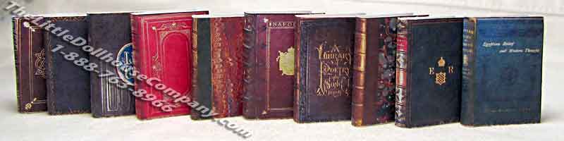 (image for) Miniature Reproduction Antique Books for Dollhouses #3