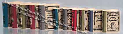 (image for) Miniature Reproduction Antique Schoolbooks for Dollhouses