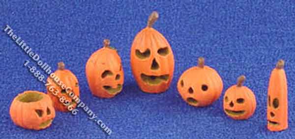 (image for) Miniature Halloween Pumpkin for Dollhouses