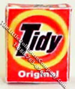 (image for) Miniature Box of Tidy Laundry Detergent for Dollhouses