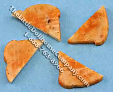 (image for) Dollhouse Scale Model Slices of Toast Bread