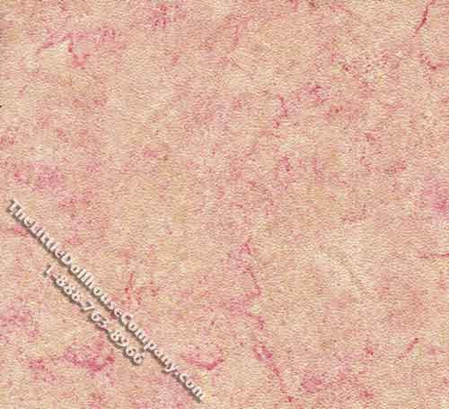 (image for) Dollhouse Scale Model Wallpaper Pink Speckled Pattern