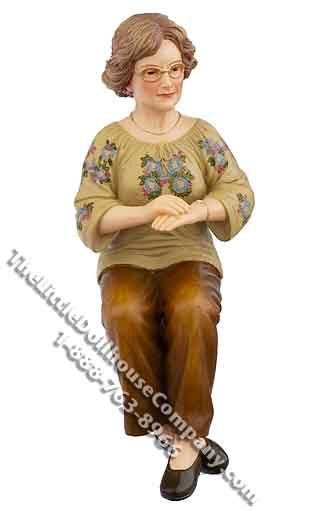 (image for) 1/12 Scale Dot Resin Doll for Dollhouses