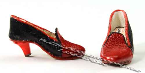 (image for) Miniature Leather Ladies Shoes by Judith Blondell for Dollhouses