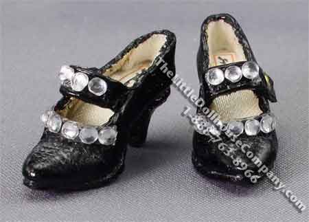 (image for) Miniature Leather Ladies Shoes by Judith Blondell for Dollhouses