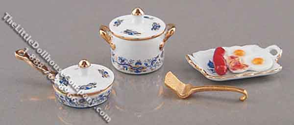 (image for) Miniature Cookware Set for Dollhouses