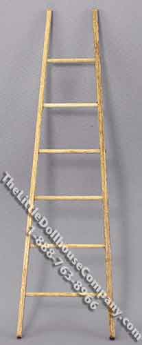 (image for) Miniature Wooden Ladder for Dollhouses
