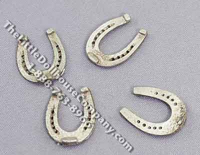 (image for) Dollhouse Scale Model Set of Four Horseshoes