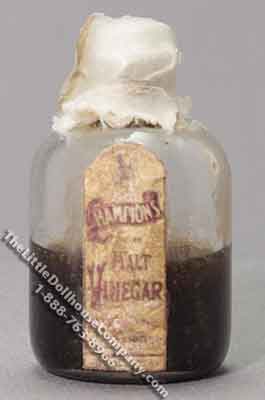 (image for) Dollhouse Scale Model Malt Vinegar in Jar