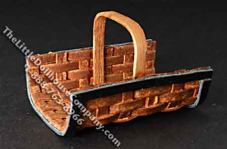 (image for) Miniature Open-Ended Basket for Dollhouses