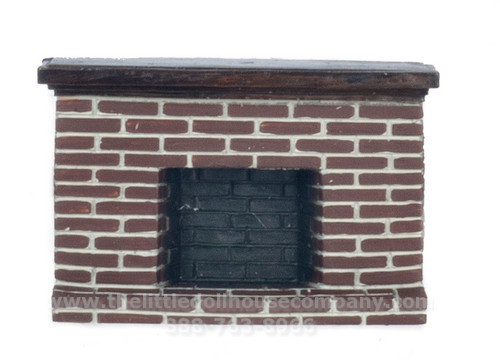(image for) 1/2 Scale Resin Fireplace for Dollhouse