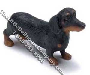 (image for) Dollhouse Scale Model Dachshund Dog