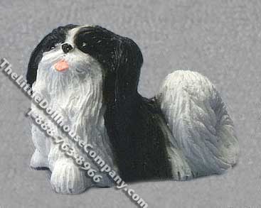 (image for) Dollhouse Scale Model Japanese Chin Dog