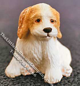 (image for) Dollhouse Scale Model Cocker Spaniel Puppy