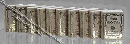 (image for) Miniature Reproduction Nathaniel Hawthorne Books for Dollhouses