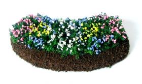 (image for) Garden Delights in Flower Bed for Dollhouses