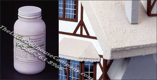 (image for) Stucco for Dollhouse Scale Models