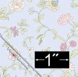 (image for) Miniature Seaside Cottage Pattern Wallpaper for Dollhouses